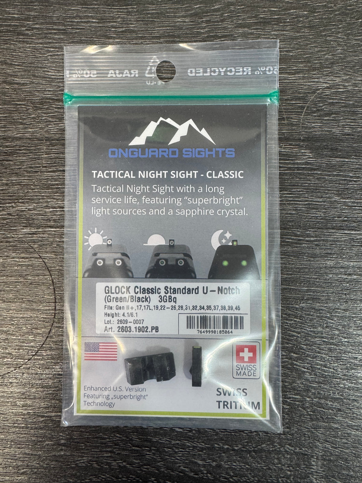 On Guard Night Sights
